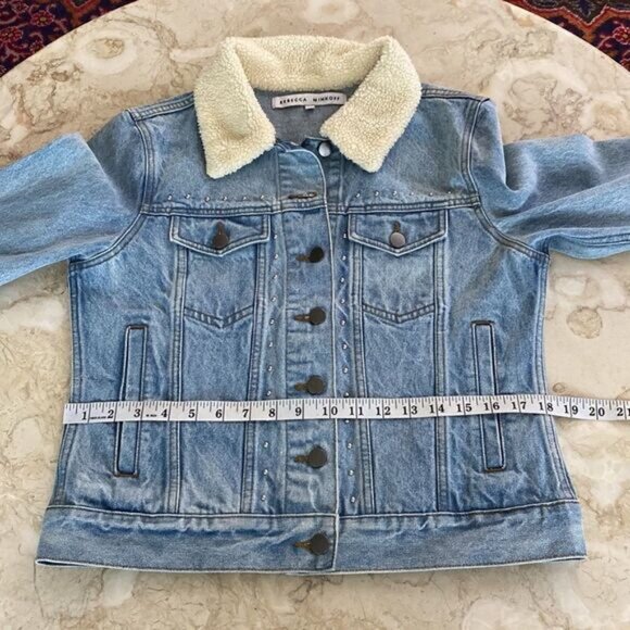 Rebecca Minkoff Clark Denim Jacket - Picture 7 of 8